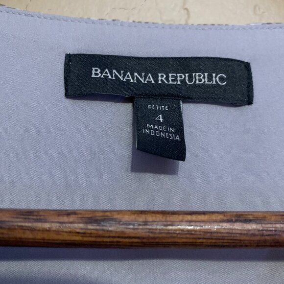 Banana Republic Dress Faux Wrap Ruffle Beige Chiffon Maxi Ethereal Feminine - Picture 16 of 16